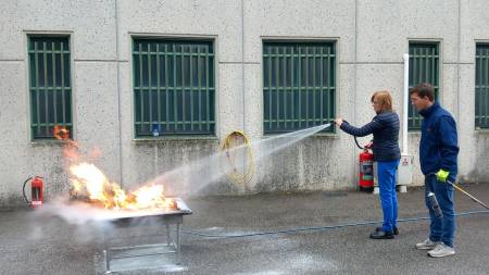 Corso Antincendio Livello 2 prova pratica!