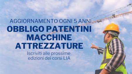 Obbligo patentini: sei in regola con la tua formazione?